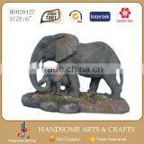 6 Inch Resin Animal Figurines Home Decor Elephant Statue thumbnail-1