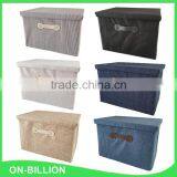 Collapsible Non Woven Storage Box Foldable With Lid thumbnail-1
