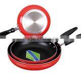 18-32cm Double Bottom Ceramic Aluminum Frying Pot thumbnail-1