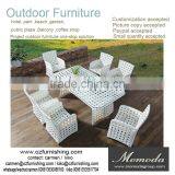 9005 NEW Arrival High Quantity Hot Sale Wicker Rattan Outdoor Dining Set thumbnail-1