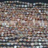 AAA 9-10 mm Colored Baroque Freshwater Pearl Strand thumbnail-2