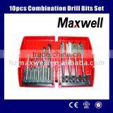 10pcs Combination Drill Bits Set thumbnail-1