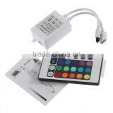 RGB 16 Colors Set Top Box Remote Control Box Universal Remote Control DC 12V for LED Light Strip thumbnail-1