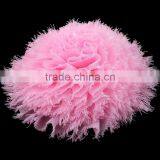 Fraying Chiffon Flower Puff Ball for Kids Hair Accessories thumbnail-1