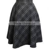 Fashion 2015 Autumn Winter Casual High Waist Midi Women Girl Knee-Length Skirt thumbnail-4