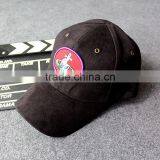 Custom Suede Fabric Embroidery Patch Baseball Cap Without Button thumbnail-5