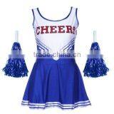 Hot Selling 2 Pieces Women's Cheerleader Costume Outfit BB0033 thumbnail-4