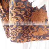 Wine Red Floral Jacquard Pyjamas V-Neck Pyjamas For Sauna Steam Clothes Set Women thumbnail-5