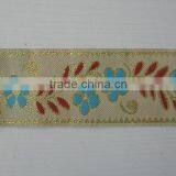 China Custom Polyester Chenille Jacquard Woven Fabric Magnetic Woven Ribbon thumbnail-3