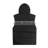 Double Sides Hooded Polar Fleece Warm Winter Sleeveless Men's Windbreaker Vest thumbnail-2