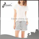 Light French Terry Rolled Shorts With Beauty Design for Girls thumbnail-3