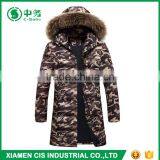 2017 Latest Design Fashion Winter Outdoor Overcoat Mens Camo Long Down Coat thumbnail-2