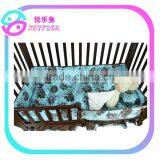Baby Girl Forest Blue Nursery Bedding Sets thumbnail-1
