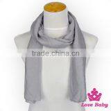 Fashions Baby Products Solid Color Scarf Handmade Children&Baby Casual Neck Wear Linen Scarf thumbnail-2