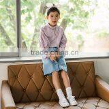 S17594A 2017 New Autumn Children's Cotton Blouses Kids Striped Tops thumbnail-3