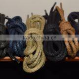 Waxy Cotton Rope Shoelaces