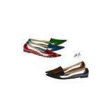Genuine Girls Ballet Flats Shoes , 9 Size BrownCow Suede Upper For Walking thumbnail-1
