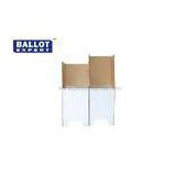 Foldable Voting Booth Cardboard for Election Registration 60*45*170cm