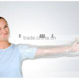 High Quality Sanitary Disposable Long Sleeve Plastic Gloves for Vet Medical thumbnail-1