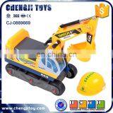 Plastic 2 in 1 Engineering Vehical Kids Ride on Excavator