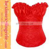 Latest Fashion Lanb Overbust Wholesale Leather Corset thumbnail-1