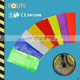 PVC Micro Prisma Reflective Type Tire Reflective Stickers For Bike