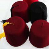 Fez Wool Cap / Turkish Cap / Fez Cap / Wool Cap / Muslim Wool Cap / Turkey Wool Cap