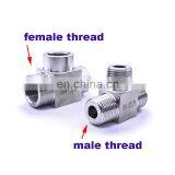 Quick Coupler ZG 1/8'' Female Thread Stainless Steel 304 Three 3 Way T Type High Pressure Connector Fitting Reducing Tee Pipe thumbnail-3