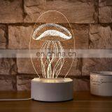 Custom 3D Illusion Lamp Warm White Led Novelty Night Light thumbnail-3