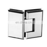 Stainless steel glass to glass 130 degree shower hinge for glass door