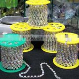 0108L china supplier trims chain bridal beaded;beaded trims bridal trims;bridal beaded trims chain