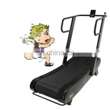 non Motorized curved manual Treadmill For Home Gym Equipment Gym Home Professional running machine
