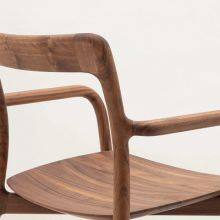 New Design Branca Chair Solid Wood Chair Solid Walnut Dining Chairs thumbnail-2