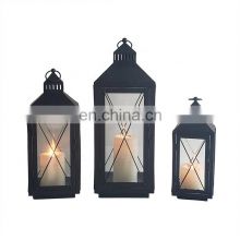 Set Of 3 Wholesale Moroccan Portable Lantern Metal Garden Iron Lantern With Oem Service