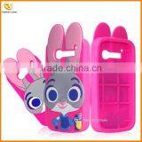 Policewoman Rabbit Silicon Case for Alcatel One Touch Pop c5 thumbnail-1