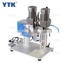 YTK-XLSGJ-6100 Semi-automatic Desktop Penumatic Spray Bottle Capping Machine thumbnail-2