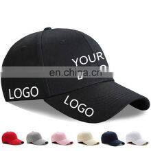 High Quality Wholesale Mens, Blank Plain Black Custom Logo Baseball Cap/ thumbnail-1
