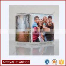 6sides Wholesale Clear Acrylic Photo Frame Cube thumbnail-3