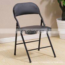 China Wholesale Custom Commercial Outdoor Stackable Metal Folding Chair Chair for Wedding Party Events thumbnail-3