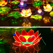 Chinese Traditional Handmade Festival Lantern Zigong Decorative Colorful Lantern Festival Show thumbnail-2