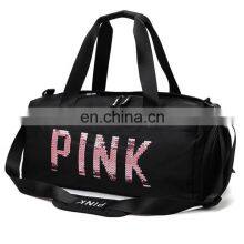 Private Label Womans Gym Drawstring Bag Tote Gym Shoe Bag Overnight Travel Bag