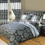 Black Hotel Jacquard Duvet Cover thumbnail-1