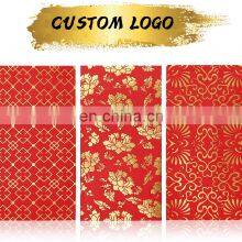 Chinese New Year High Quality Luxury Packet Foil Hotstamping Lucky Paper Money Red Packets