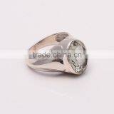 GREEN AMETHYST RING ,925 Sterling Silver Jewelry Wholesale,WHOLESALE SILVER JEWELRY,SILVER EXPORTER,SILVER JEWELRY FROM INDIA thumbnail-2