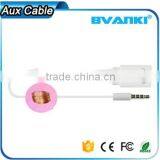 2016 Online Shopping Custom Aux Cable Wholesale for Iphone 3.5mm Y Splitter Audio Cable 1 Male to 2 Female Audio Cable Supplier's Choice thumbnail-3