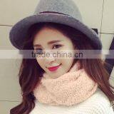 2016 New Style Ladies Fashion Circle Wool Plain Knitted Taiwan Magic Scarf thumbnail-6