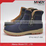 2016 Latest Fashion High no Lace Work Boots Made in China thumbnail-1