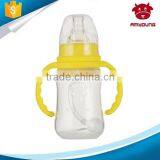 Hot Sale Unique Yellow 120ml PP BPA Free Baby Bottles