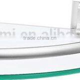 Stainless Steel Corner Glass Shelf, Bathroom Glass Shelf thumbnail-5
