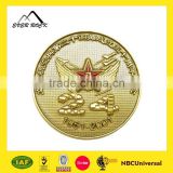 High Quality Custom Metal Souvenir Gold Plated Tungsten Coin